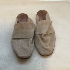 Free People Tan Loafers Slip-On Shoes